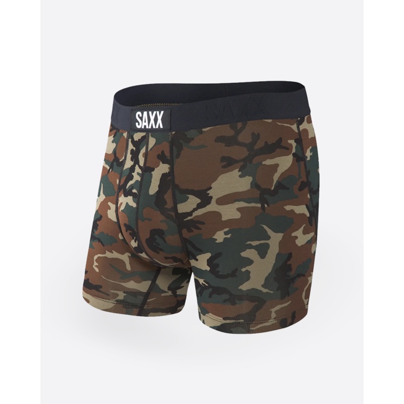 Saxx Vibe Boxer - Woodland Camo