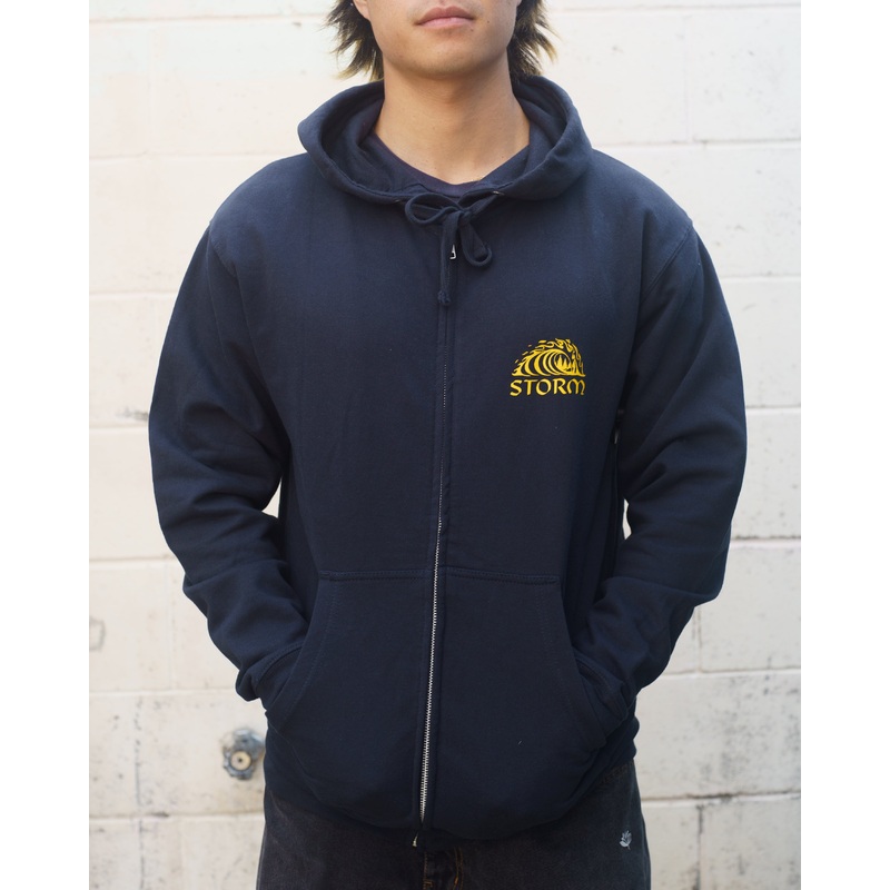 Storm Varsity Navy Zip Up Hoodie