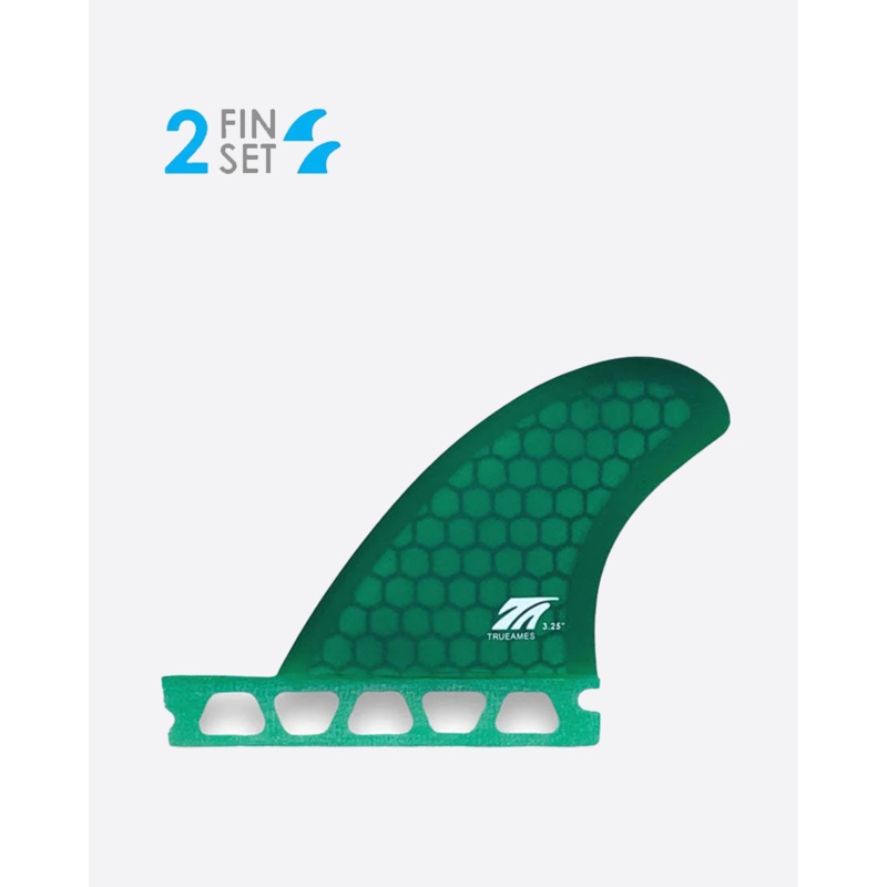 True Ames 3.25 Side Bite Fins Hexcore