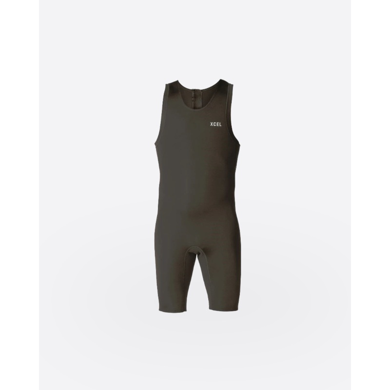 Xcel Mens Axis Back Zip Short John 2mm