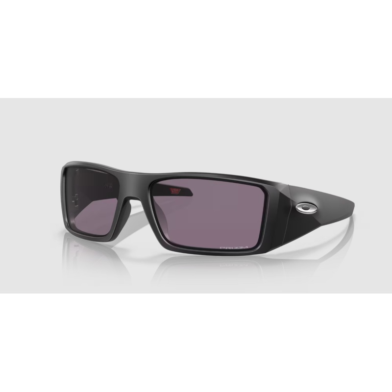Oakley Heliostat Matte Black Sunglasses - Prizm Grey Polarized