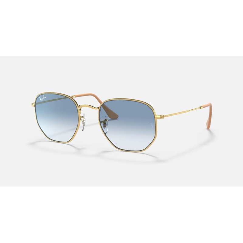 Ray Ban Hexagonal Arista - Light Blue Flash
