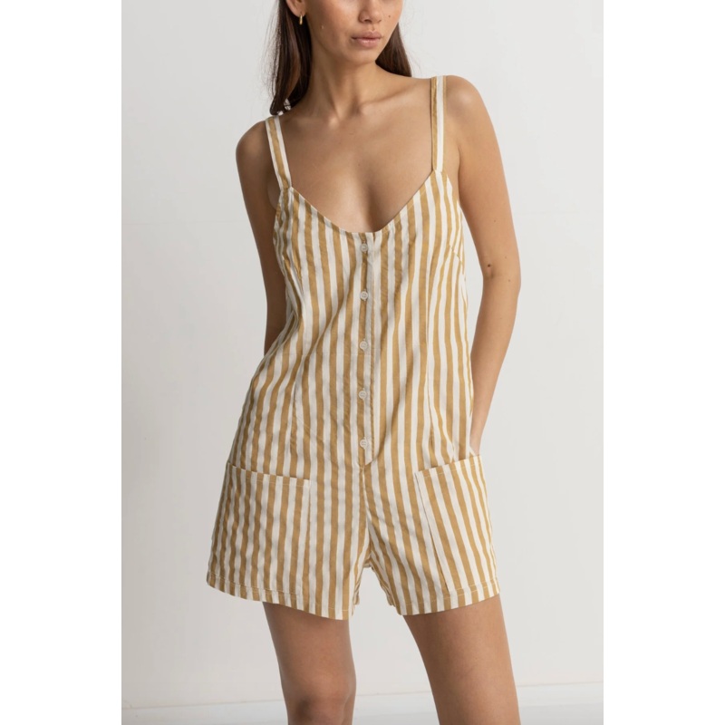 Rhythm Womens Goodtimes Stripe Playsuit
