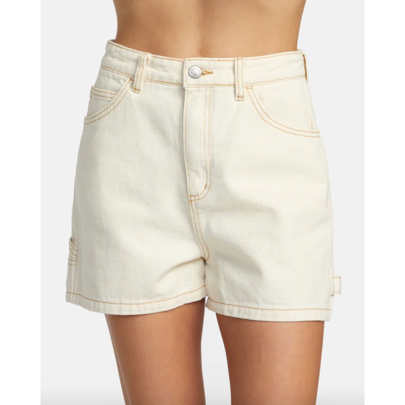 RVCA Womens Recession Denim Short - Natural