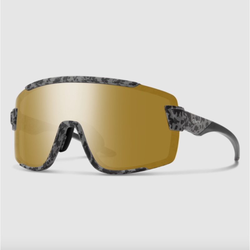 Smith Wildcat Matte Gray Marble ChromaPop Polarized Bronze Mirror Sunglasses