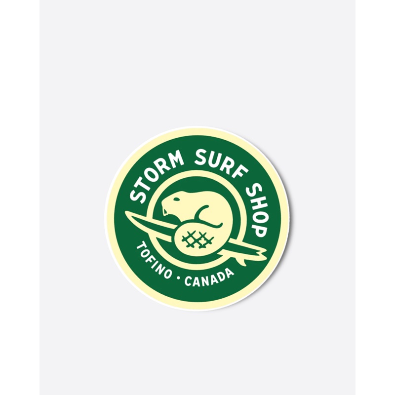 Storm Beaver Sticker