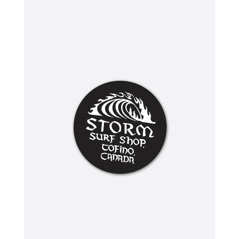 Storm Classic Wave Circle Sticker