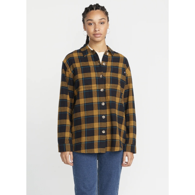 Volcom Womens Oversize Me Flannel