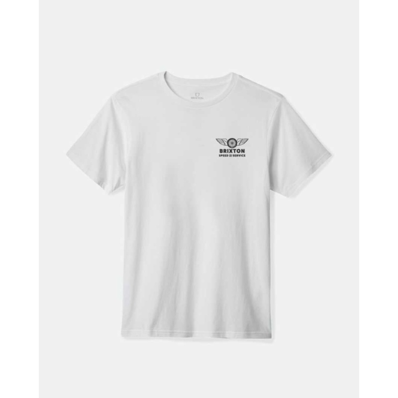 Brixton Spoke S/S Standard T-Shirt White