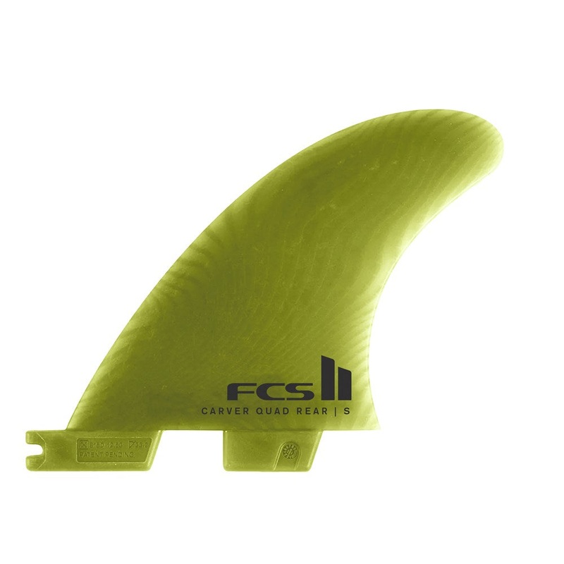 FCS II Carver Neo Glass Eucalyptus Quad Rear Fins