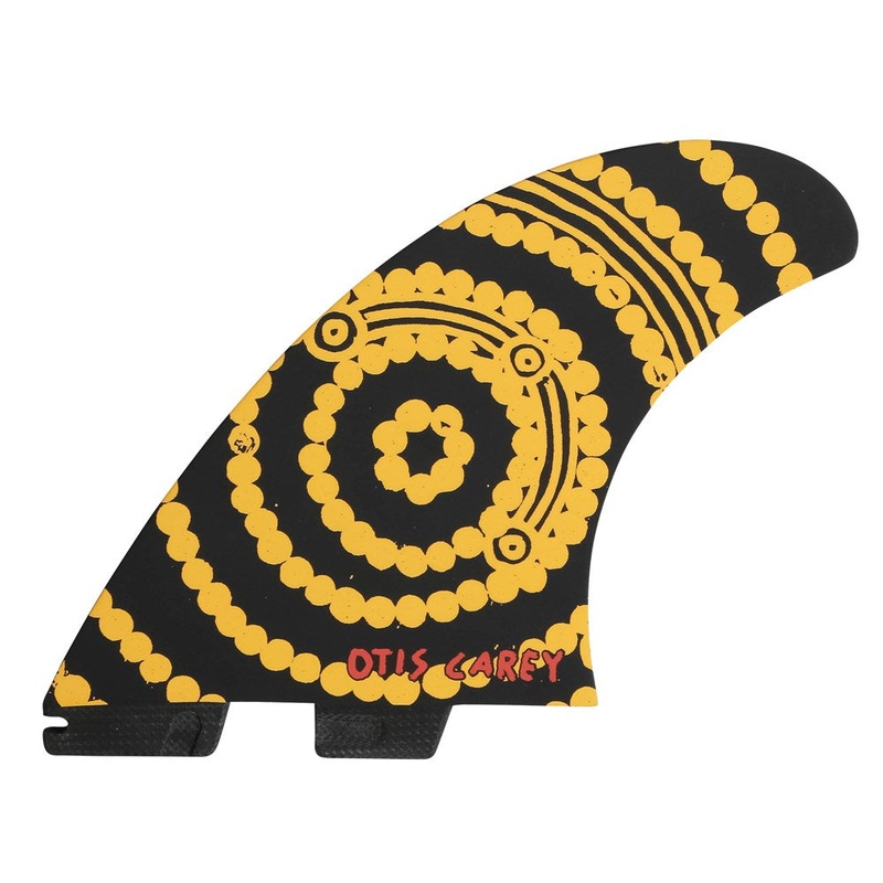 FCS II Otis Carey Twin+1 PG Black L-XL Fins