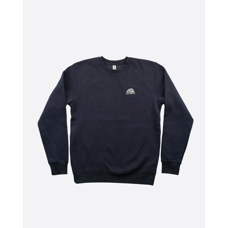 Storm Classic Wave Crewneck - Navy