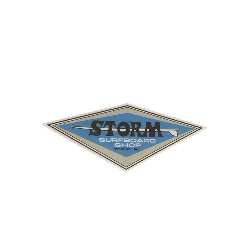 Storm Diamond Surfboard Shop Sticker