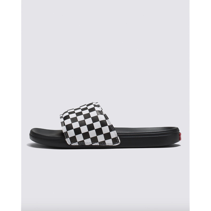 Vans La Costa Slide-On White/Black Checkerboard