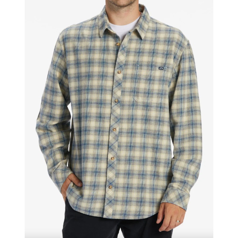 Billabong Mens Coastline Flannel - North Sea