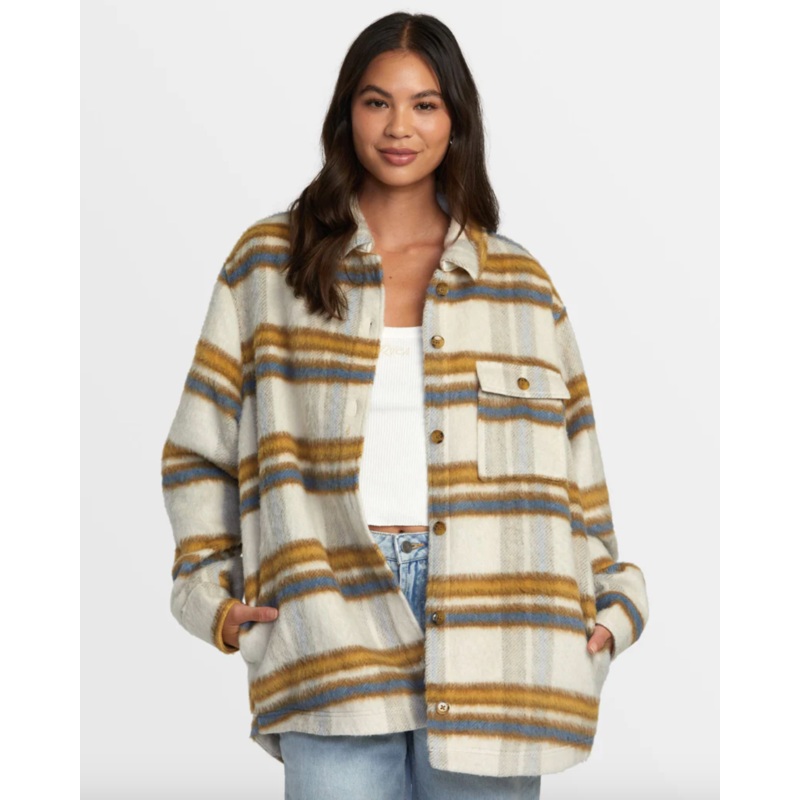 RVCA Womens Birdie Shacket