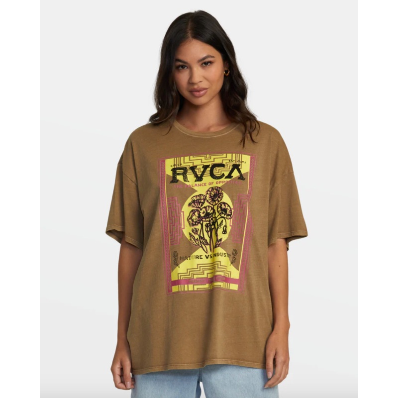 RVCA Womens Poppies Concert Tee