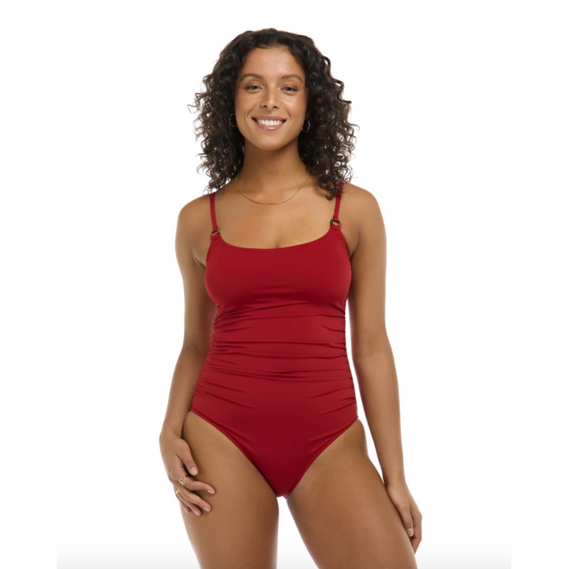 Skye Solids Amber One-Piece -Garnet