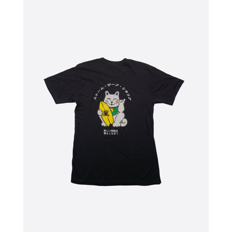 Storm Maneki Neko Surf Tee - Black