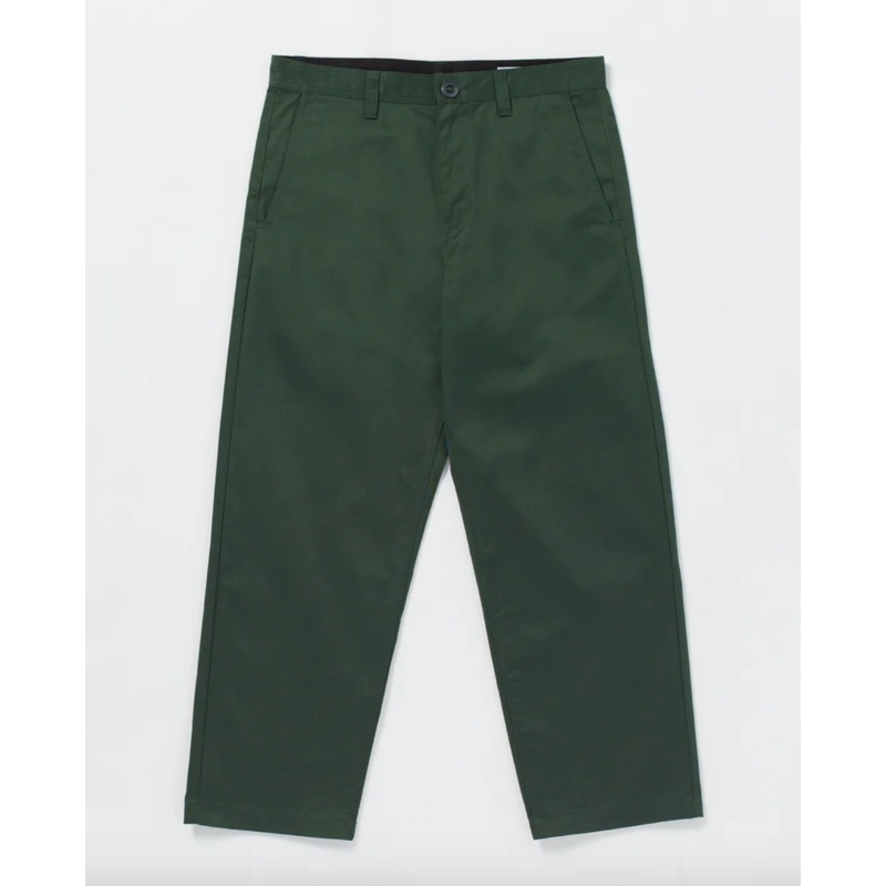 Volcom Fricken Skate Chino Pant- Dark Forest