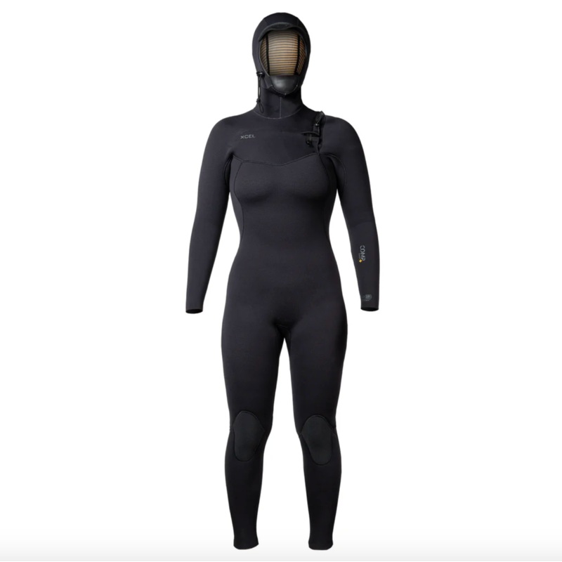 Xcel Womens Comp + 5/4m Hooded Fullsuit