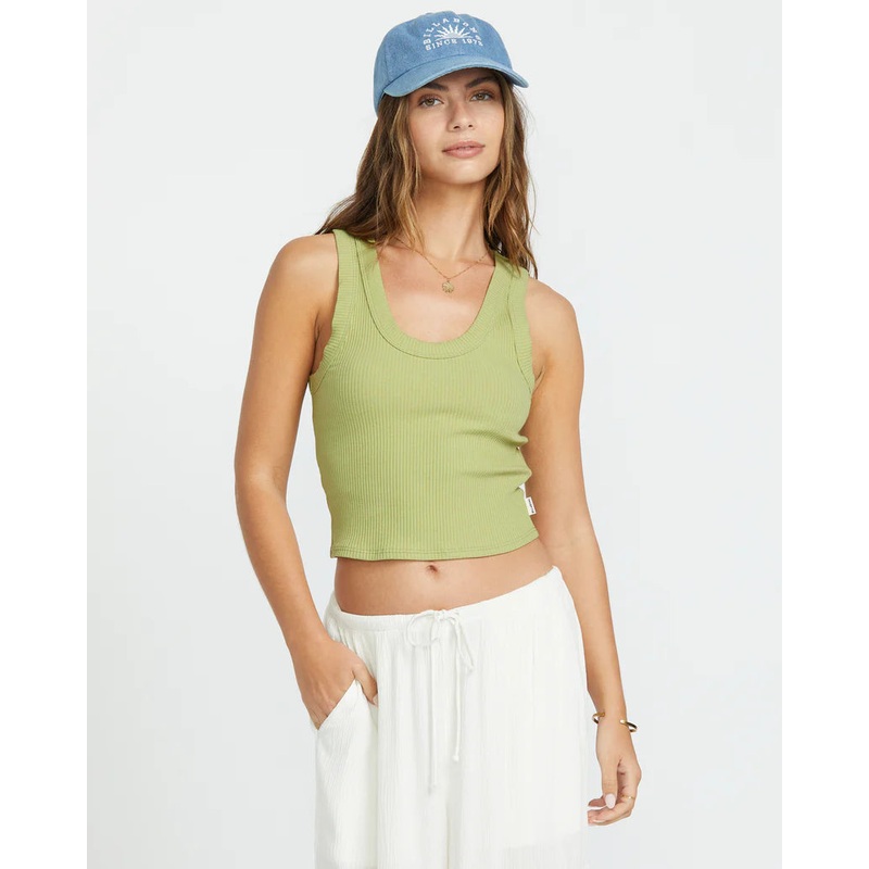 Billabong Rerun KT Tank Green