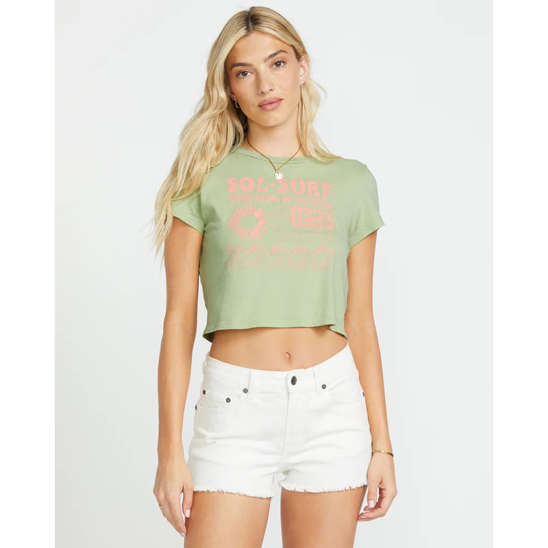 Billabong Sol Surf SS Tee Green