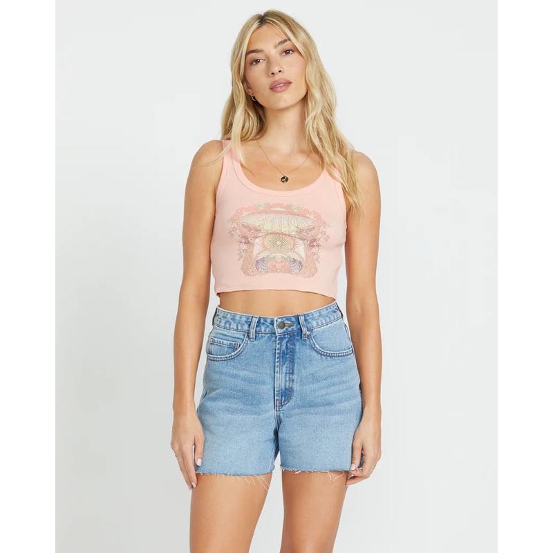 Billabong Waves of Promise Tank Pink