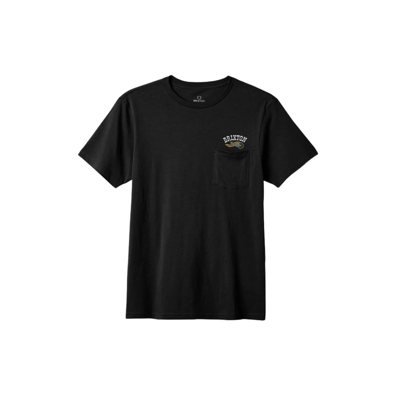 Brixton Roller S/S Tailored Pocket Tee - Black