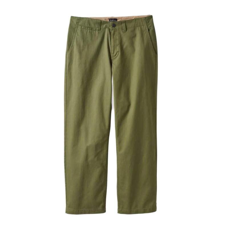 Brixton Surplus Herringbone Trouser Pant - Olive