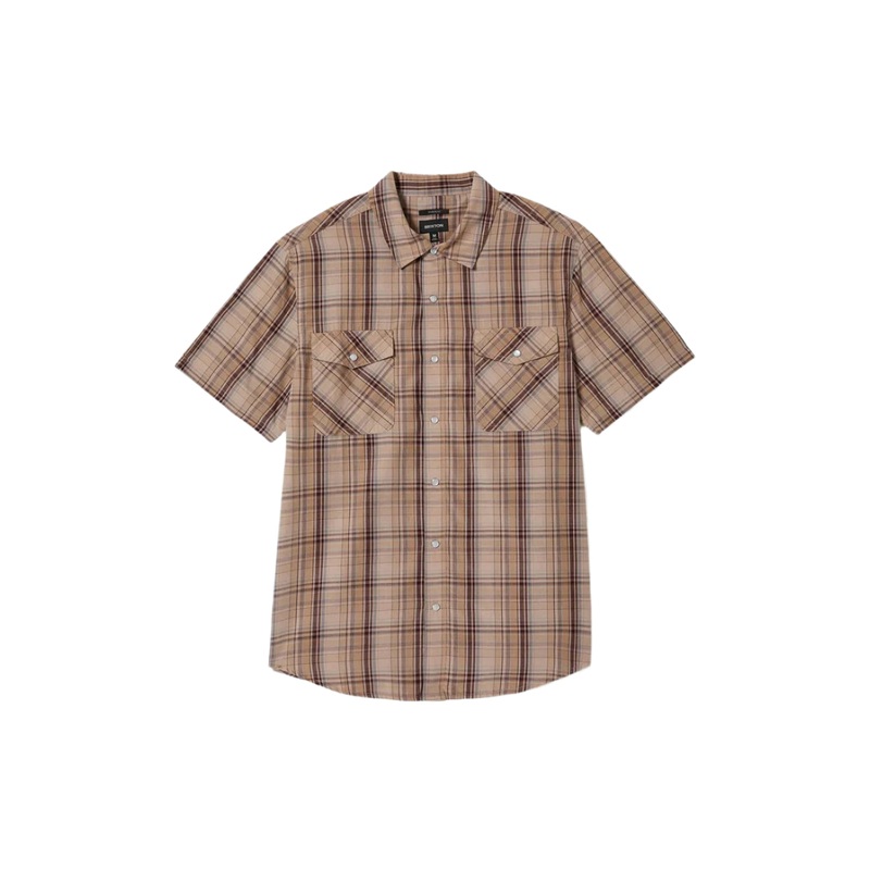 Brixton Wayne S/S Woven - Western Plaid