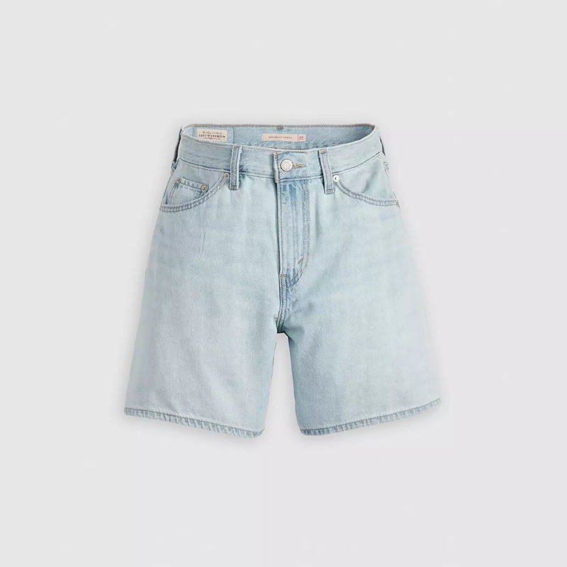 Levis High Baggy Linen+ Denim Short - Luxury Trip