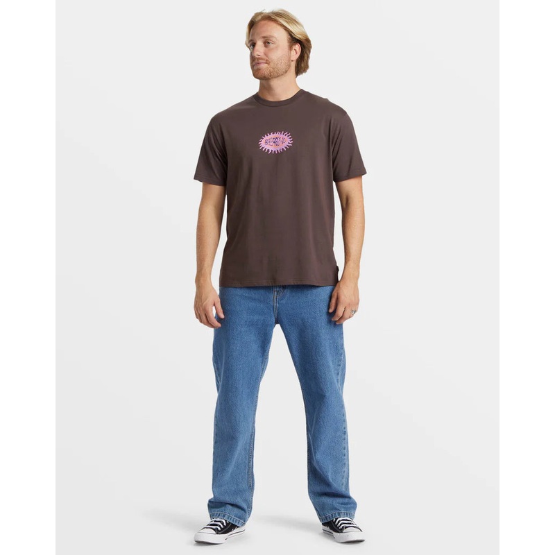 Mens Billabong Sunwarp Tee - Plum