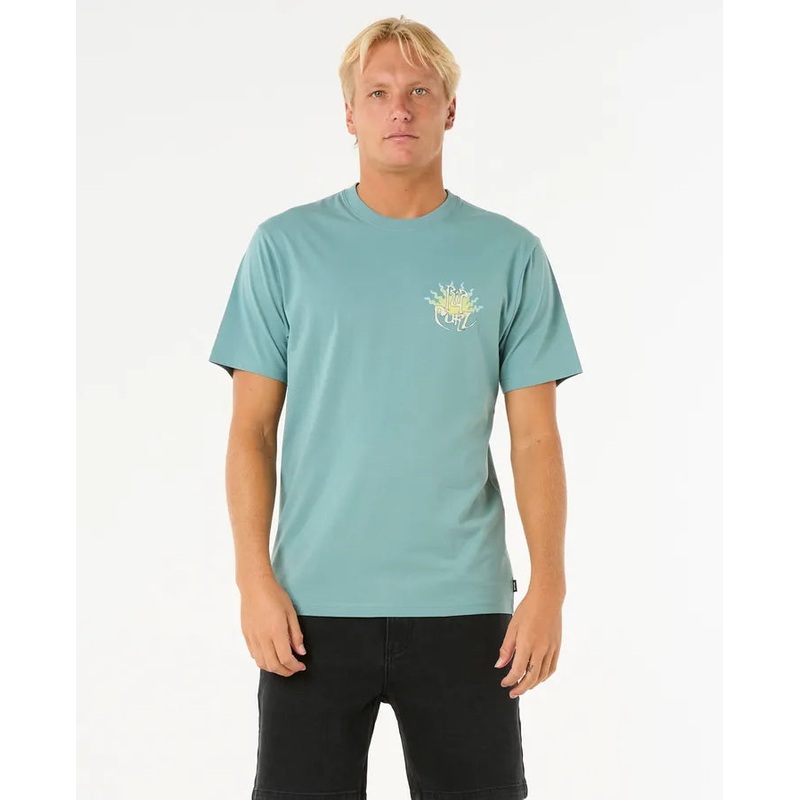 Rip Curl Mens Dazed Tee - Blue Lagoon
