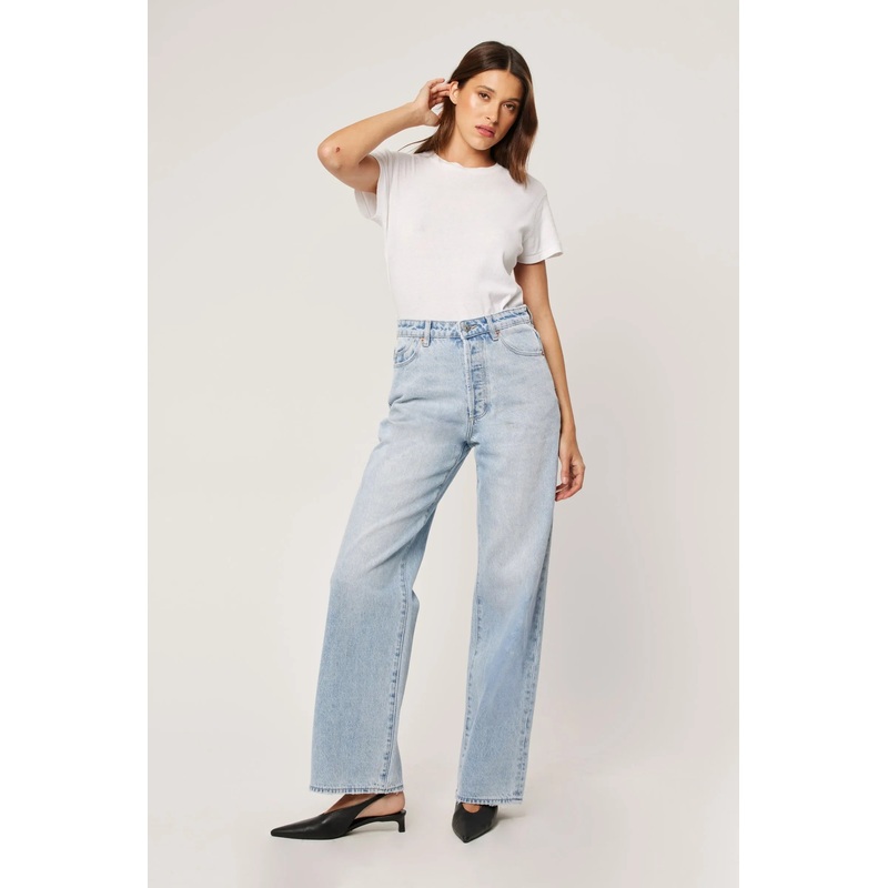 Rollas Stevie Relaxed Long Beach Denim