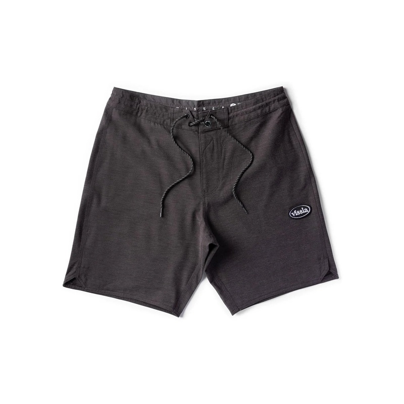 Vissla Solid Sets 18.5" Boardshort - Black