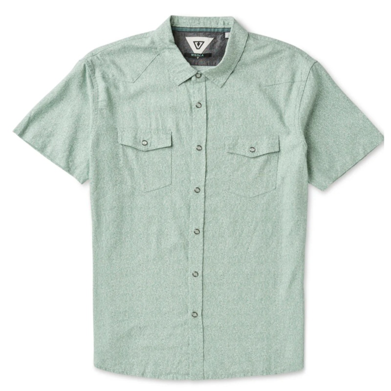Vissla Tangled S/S Shirt - Agave