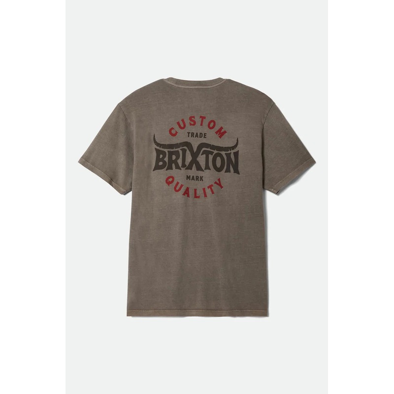 Brixton Gibson S/S Standard T-Shirt - Cinder