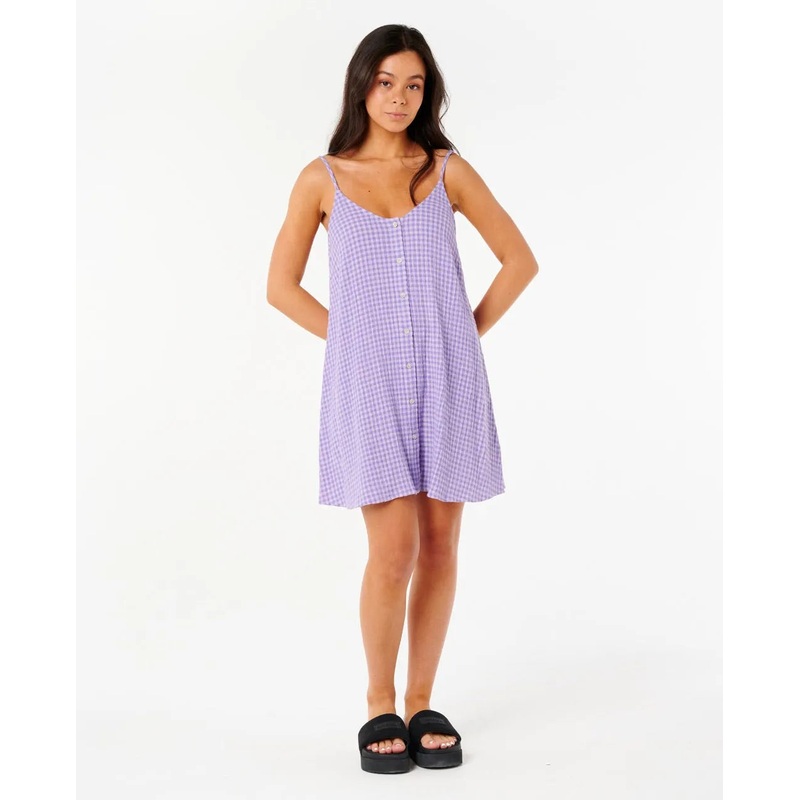Rip Curl Premium Surf Check Cover Up - Purple