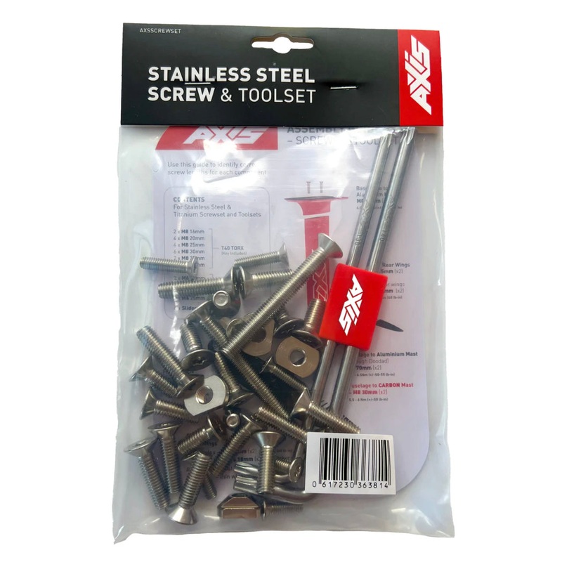 Axis Stainless Steel Screw and Toolset V2