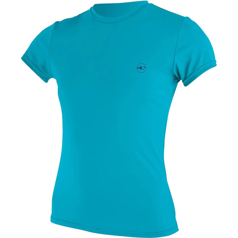 WOMEN'S BASIC 30+ SHORT SLEEVE SUN SHIRT