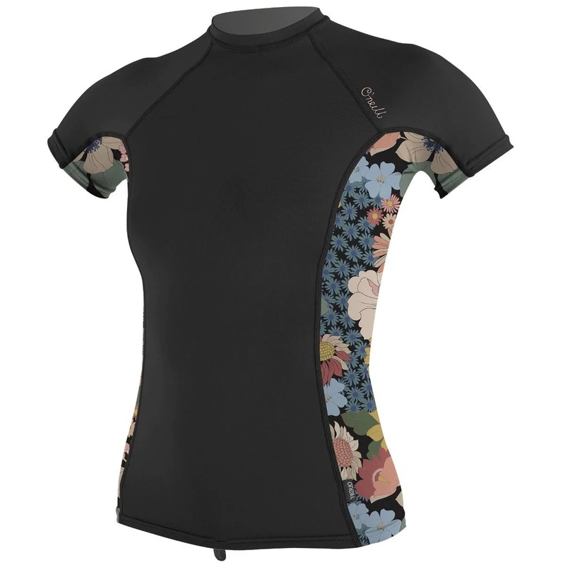 WOMEN'S SIDE PRINT S/S RASH GUARD 2022