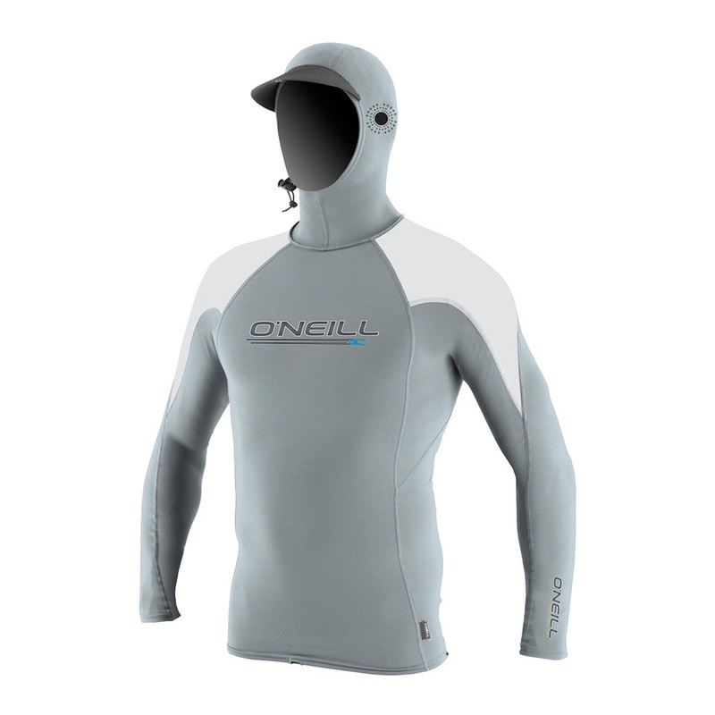 MEN'S PREMIUM SKINS O'ZONE L/S RASH GUARD W/HOOD 2020