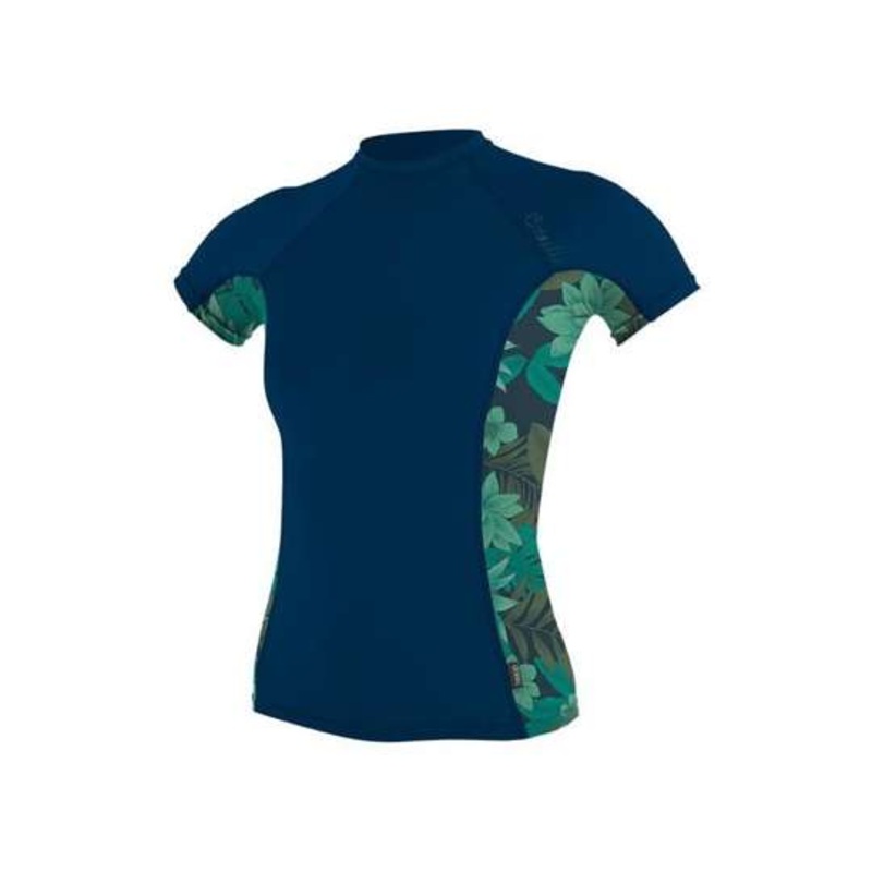 WOMEN'S SIDE PRINT S/S RASH GUARD 2019