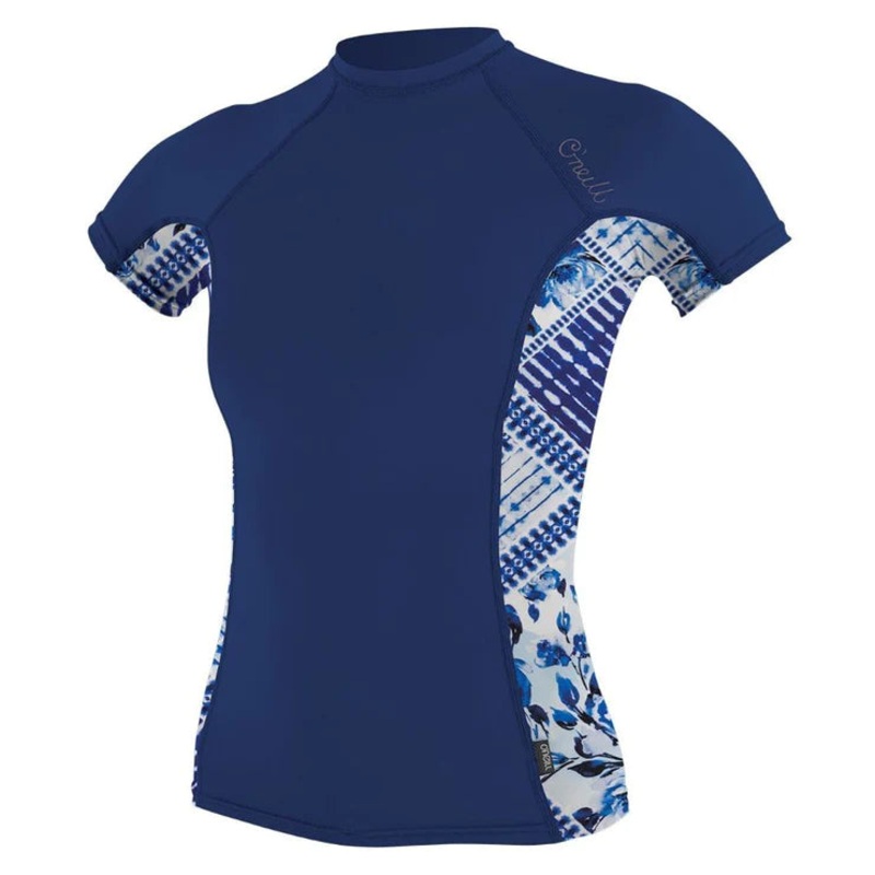 WMS SIDE PRINT S/S RASH GUARD