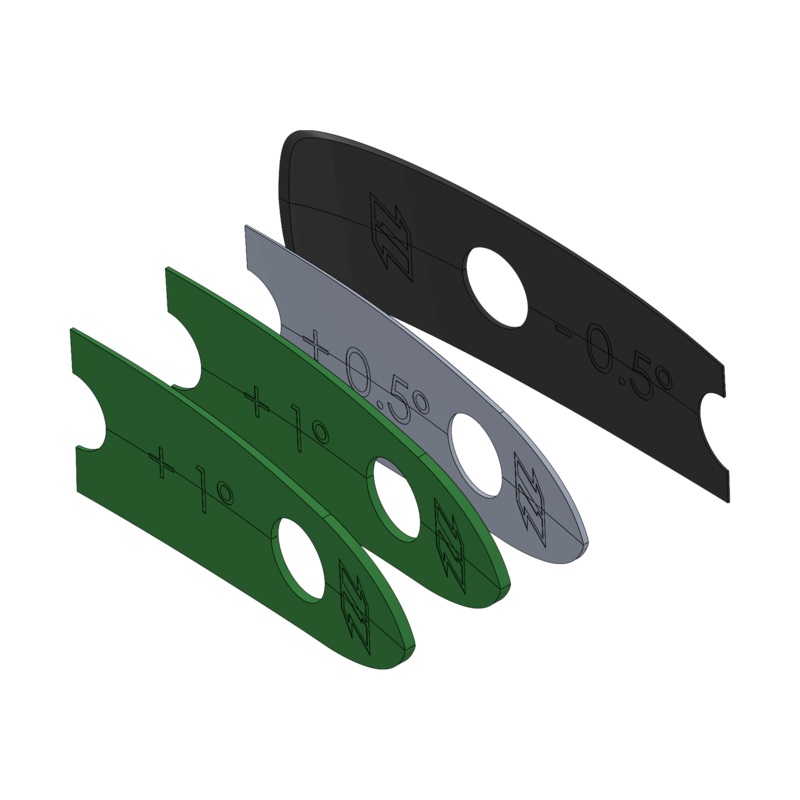 Sonar Stabilizer Shim Kit